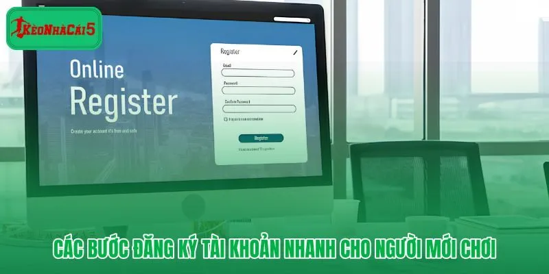 Five88 tạo tài khoản 3 bước hoàn tất trong 4 phút