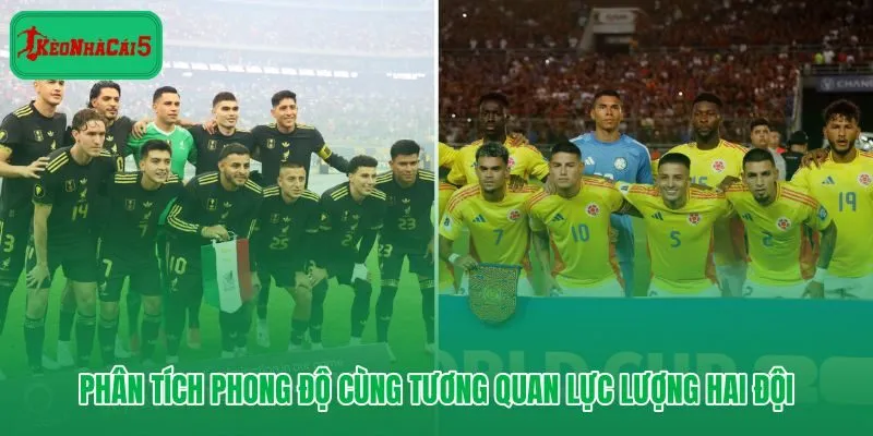 Dữ liệu lực lượng và thống kê Colombia vs CHDC Congo trước giờ bóng lăn